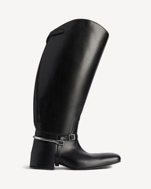 Balenciaga Excavator Riding Boot - Black