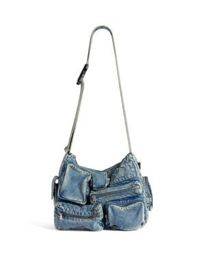 Balenciaga Bolso Messenger Superbusy - Azul