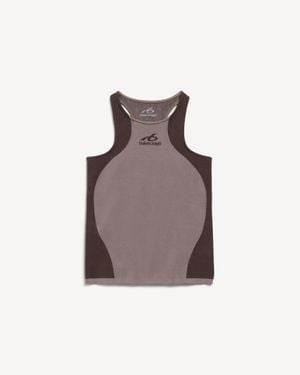 Balenciaga Techwear Seamless Tank Top - Brown