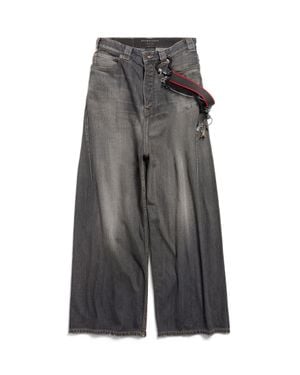 Balenciaga Charms Baggy Trousers - Grey
