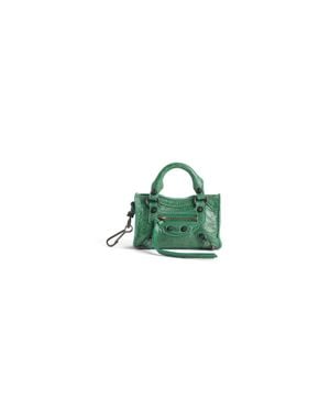 Balenciaga Le City Micro Bag Charm - Green