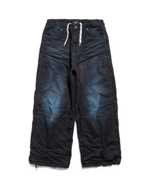 Balenciaga Double Knee Trousers - Blue