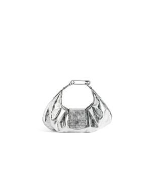 Balenciaga Pamela Shoulder Bag Small - Metallic