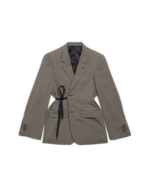 Balenciaga Chaqueta Sastre Wrap - Gris