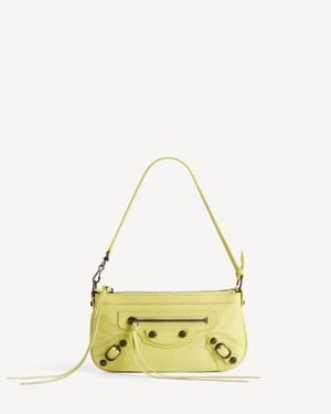 Balenciaga Bolsa Con Correa Le City - Amarillo
