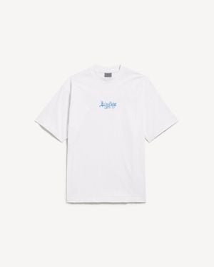 Balenciaga Sketchy Medium Fit T-Shirt - White