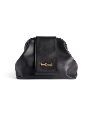 Balenciaga Handsfree Tasche Mittelgroß Mit Griff - Schwarz
