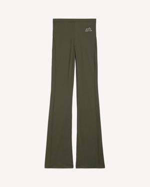 Balenciaga Techwear Flared Leggings - Green