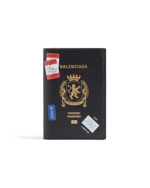 Balenciaga Passport Etui - Schwarz