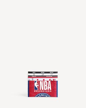 Balenciaga Nba Collaboration Passport Card Holder - - Men's - Red