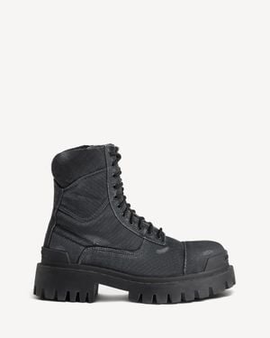 Balenciaga Combat Strike Boot - Black
