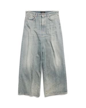 Balenciaga Pantaloni Con Cavallo Basso - Grigio