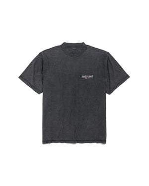 【BALENCIAGA】ブラック Tacky Tatoo Tシャツ Balenciaga Tacky Tattoo T-Shirt Small Fit in Blue | Lyst