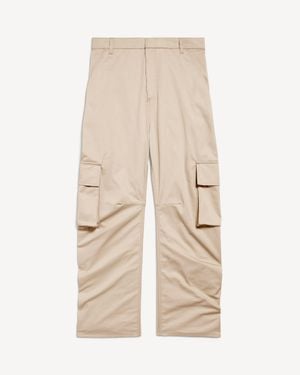 Balenciaga Relaxed Cargo Pants - Natural