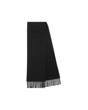 Balenciaga Fransenschal - Schwarz
