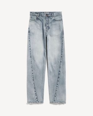 Balenciaga Twisted Seam Jeans - Blue