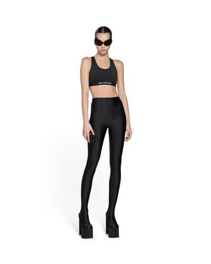 Balenciaga Sport-Bh Mit Logo-Bund - Schwarz
