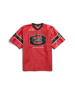 Balenciaga Top American Football - Rosso