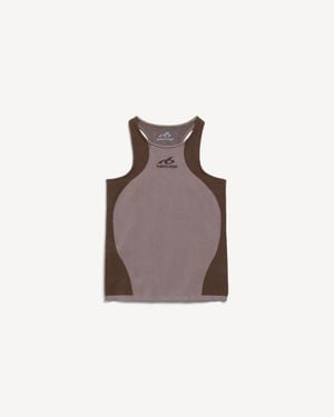 Balenciaga Techwear Seamless Tank Top - Brown