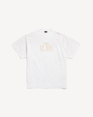 Balenciaga Fragrance Le Dix Oversized T-Shirt - White