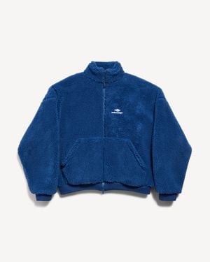 Balenciaga 3B Sports Icon Ski Zip-Up Jacket - Blue