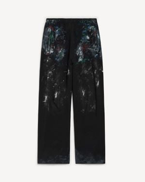 Balenciaga Painter's Shirt Baggy Joggers - Black