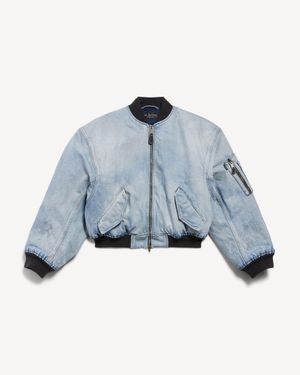Balenciaga Standard Bomber Jacket - Blue