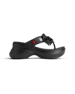 Sandali Infradito City di Balenciaga in Nero | Lyst