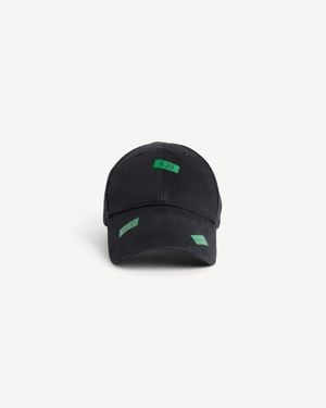 Balenciaga 520 Stickers Cap - Black