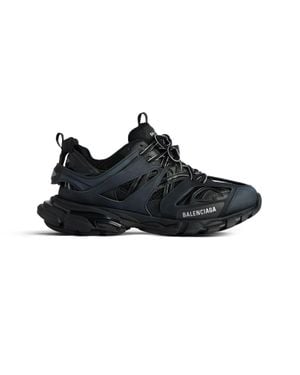 Balenciaga Track Nylon And Mesh Trainers - Black