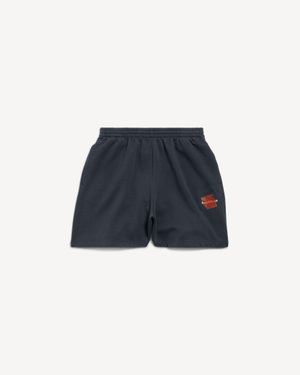 Balenciaga Taped Back Shorts - Blue