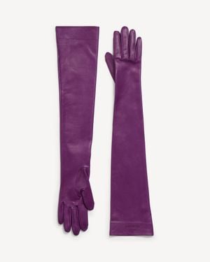 Balenciaga Guantes Largos - Morado