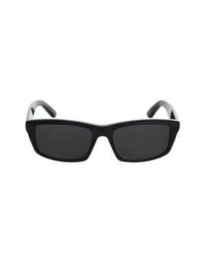 Balenciaga Soho Rectangle Af Sunglasses - Black