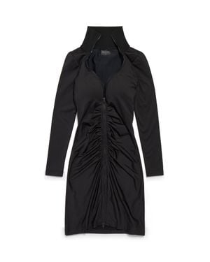 Balenciaga Bra Cut Mini Dress - Black