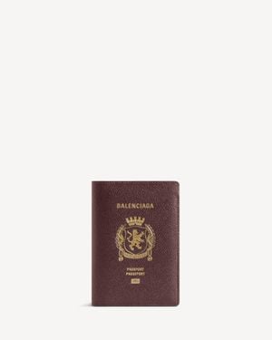 Balenciaga Passport Holder - Brown