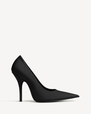 Balenciaga Fabric Knife Court Shoes - Black