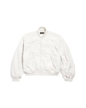Balenciaga Chaqueta Varsity Loop Sports Icon - Blanco