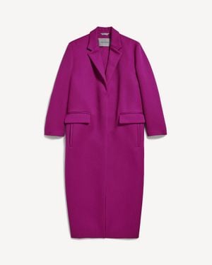 Balenciaga Abrigo Saco Largo - Morado