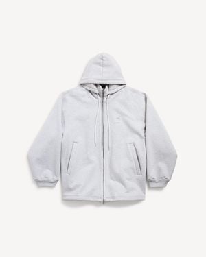 Balenciaga Lion Outerwear Zip-Up Hoodie - Multicolour