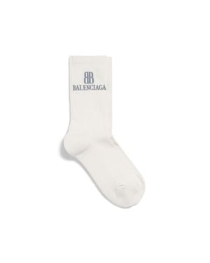 Balenciaga Nano Bb Socks - White