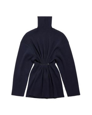 Balenciaga Pinched Mini Dress - Blue