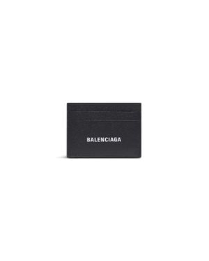 Balenciaga Leather Cardholder - Black
