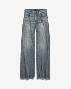 Balenciaga Wide Leg Pants - Blue