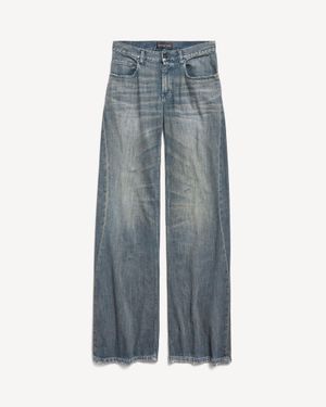Balenciaga Wide Leg Pants - Blue