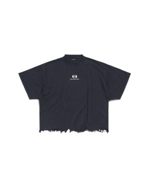 Balenciaga Unity Sports Icon Oversized T-Shirt in White | Lyst