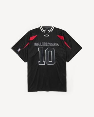 Balenciaga Nba Collaboration Oversized T-Shirt - Black