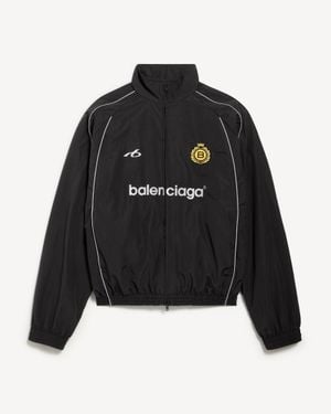 Balenciaga Soccer Tracksuit Jacket - Black
