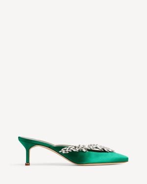 Balenciaga Manolo Blahnik Mule - Green