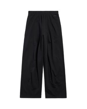 Balenciaga Cotton Bb Garderobe Joggers - Black