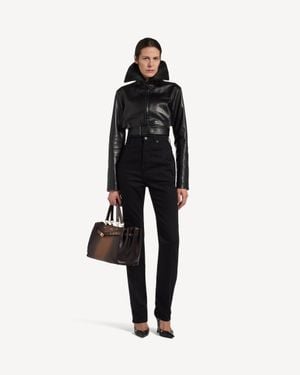 Balenciaga Cropped Jacket - Black